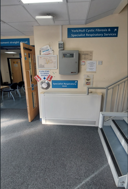 Ground Floor Access and Stairs to CF Centre